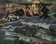 Mikhail Vrubel Thirty-Three Bogatyrs oil painting